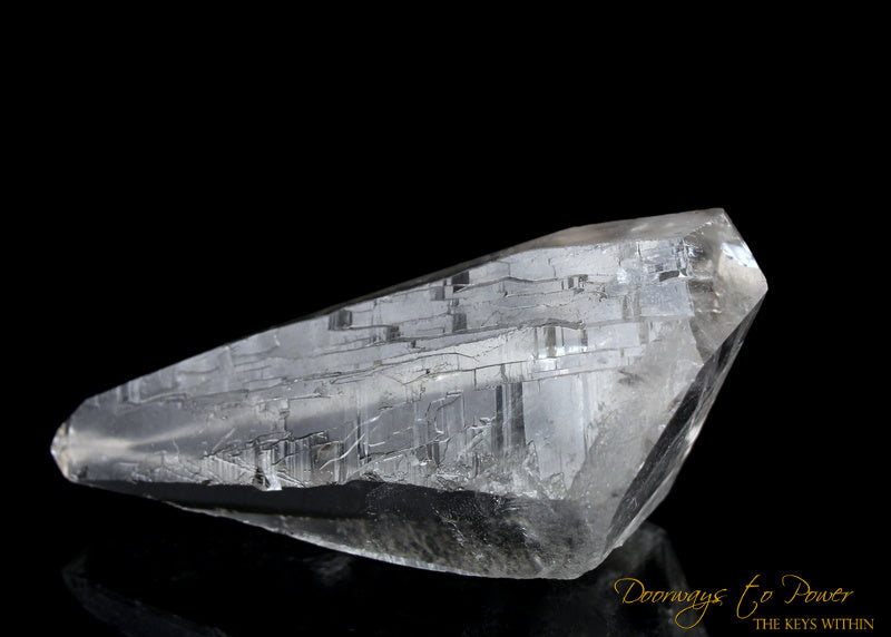 Golden Lemurian Crystal 'Light Language Royalty' 9D Energy Gateway