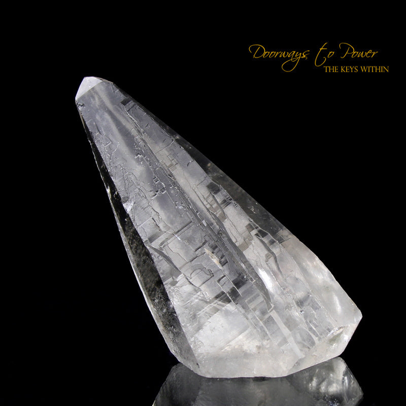 Golden Lemurian Crystal 'Light Language Royalty' 9D Energy Gateway