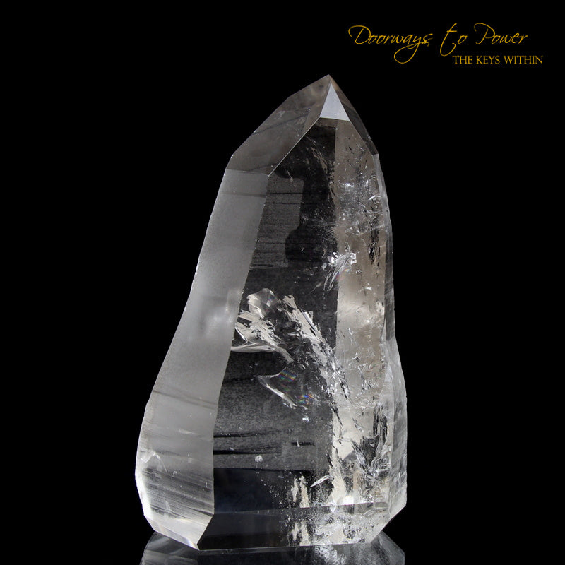 Golden Lemurian Crystal 'Light Language Royalty' 9D Energy Gateway