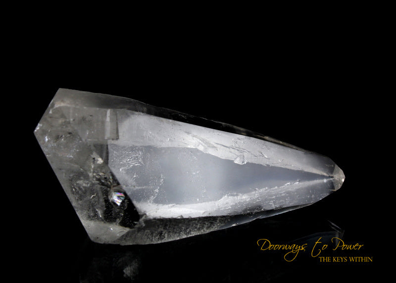 Golden Lemurian Crystal 'Light Language Royalty' 9D Energy Gateway
