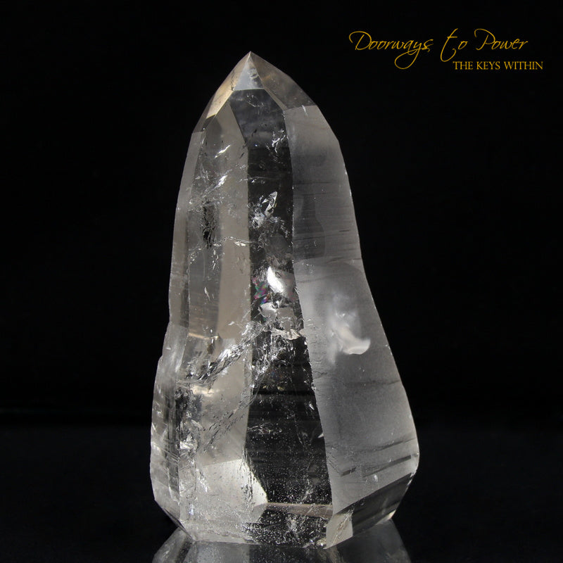 Golden Lemurian Crystal 'Light Language Royalty' 9D Energy Gateway