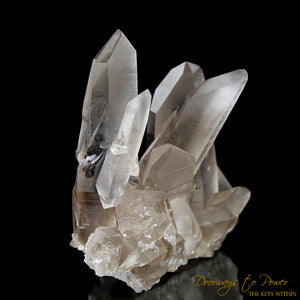 Golden Lemurian Twin Quartz Crystal Specimen A +++