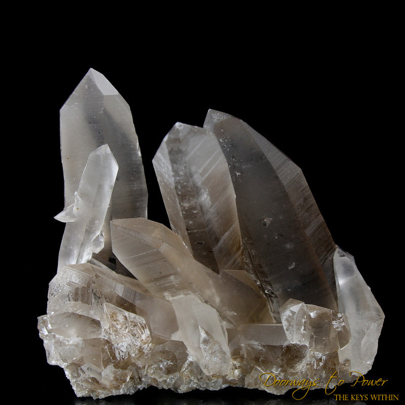 Golden Lemurian Twin Quartz Crystal Specimen A +++