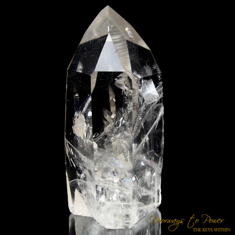 Golden Lemurian Temple Heart Dow Crystal 'Light Language Royalty' 9D Energy Gateway