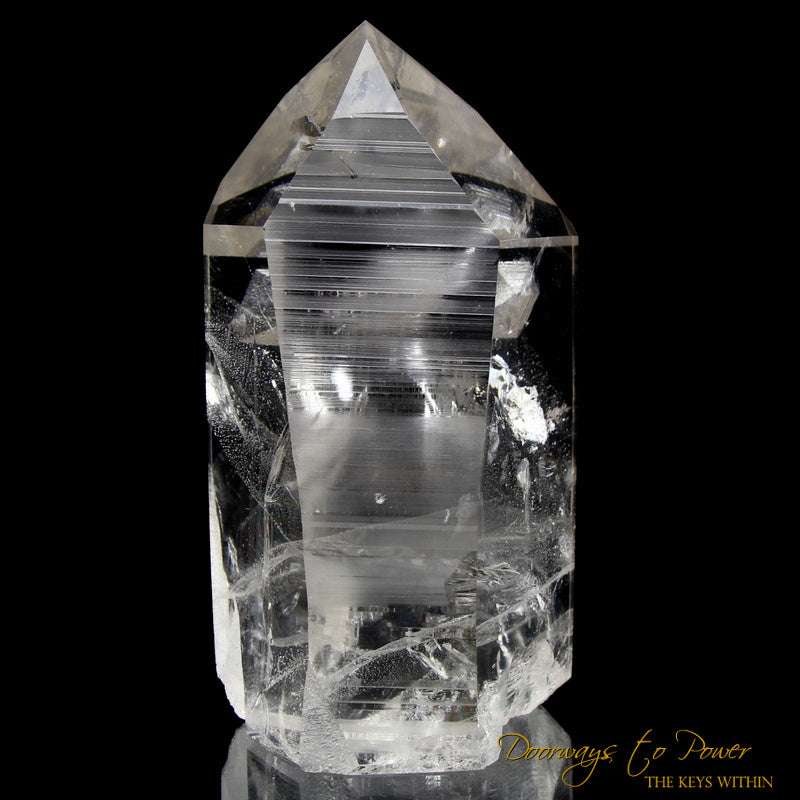 Golden Lemurian Temple Heart Dow Crystal 'Light Language Royalty' 9D Energy Gateway