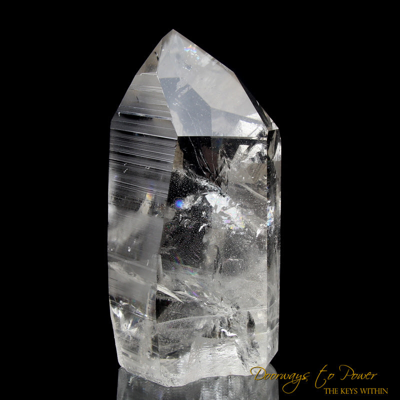 Golden Lemurian Temple Heart Dow Crystal 'Light Language Royalty' 9D Energy Gateway