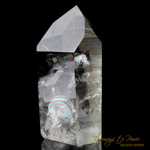 Golden Lemurian Temple Heart Dow Crystal 'Light Language Royalty' 9D Energy Gateway