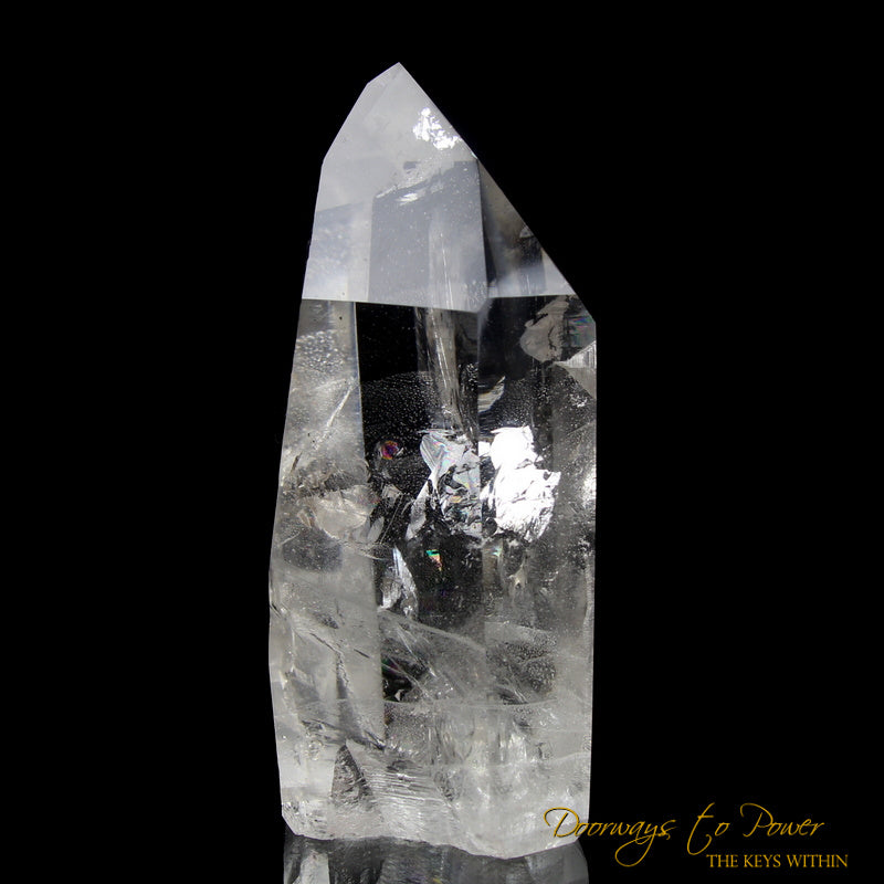 Golden Lemurian Temple Heart Dow Crystal 'Light Language Royalty' 9D Energy Gateway