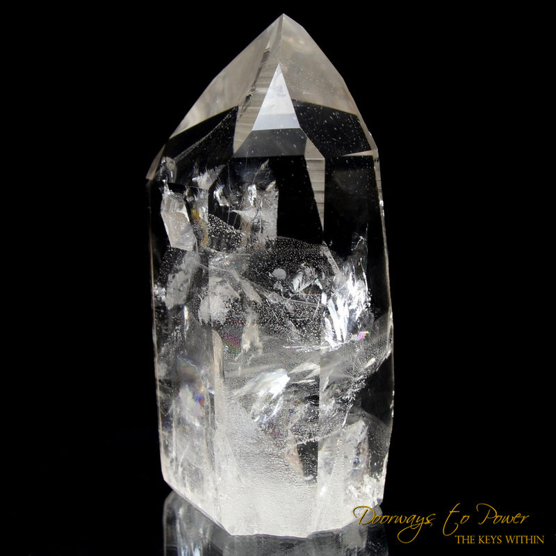 Golden Lemurian Temple Heart Dow Crystal 'Light Language Royalty' 9D Energy Gateway