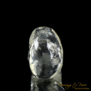 Golden Phenacite Crystal Skull 
