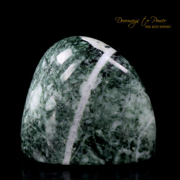Green Azeztulite Quartz Crystal Altar Stone