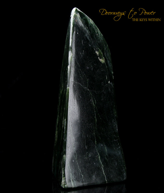 Green Jade Crystal Altar Stone