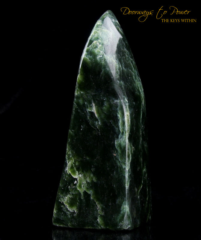Green Jade Crystal Altar Stone