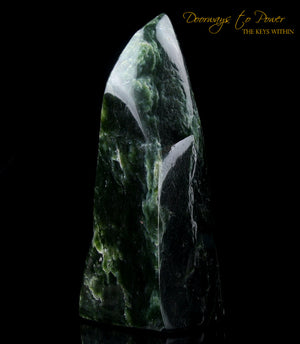 Green Jade Crystal Altar Stone