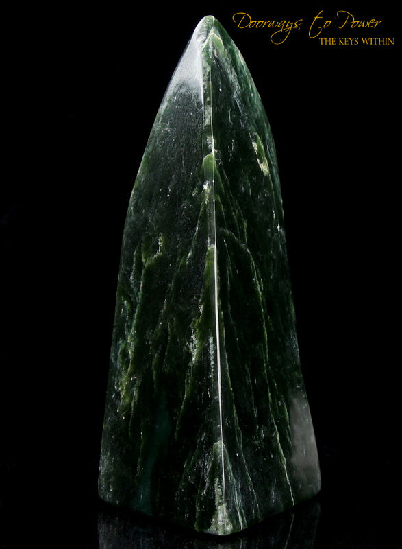 Green Jade Crystal Altar Stone