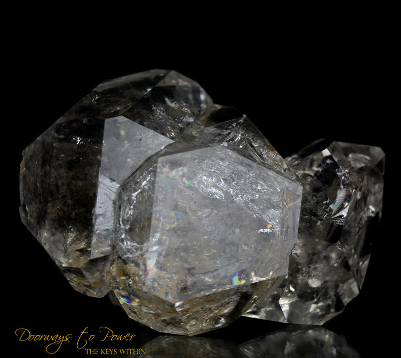 Herkimer Diamond DT Twin Crystal Specimen 