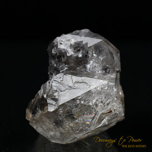 Herkimer Diamond Double Terminated Crystal with Sunken Record Keeper