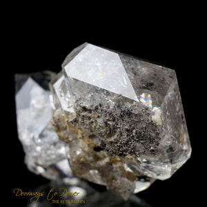 Herkimer Diamond DT Twin Crystal Specimen