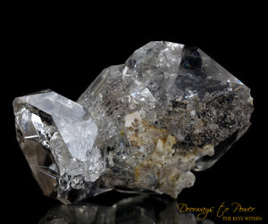 Herkimer Diamond DT Twin Crystal Specimen