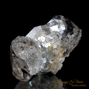 Herkimer Diamond DT Twin Crystal Specimen