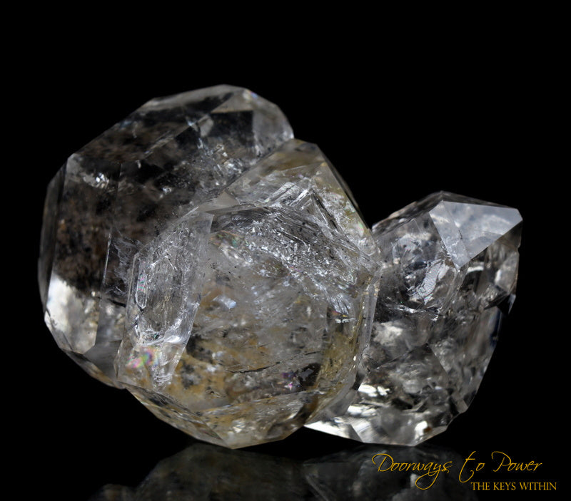 Herkimer Diamond DT Twin Crystal Specimen