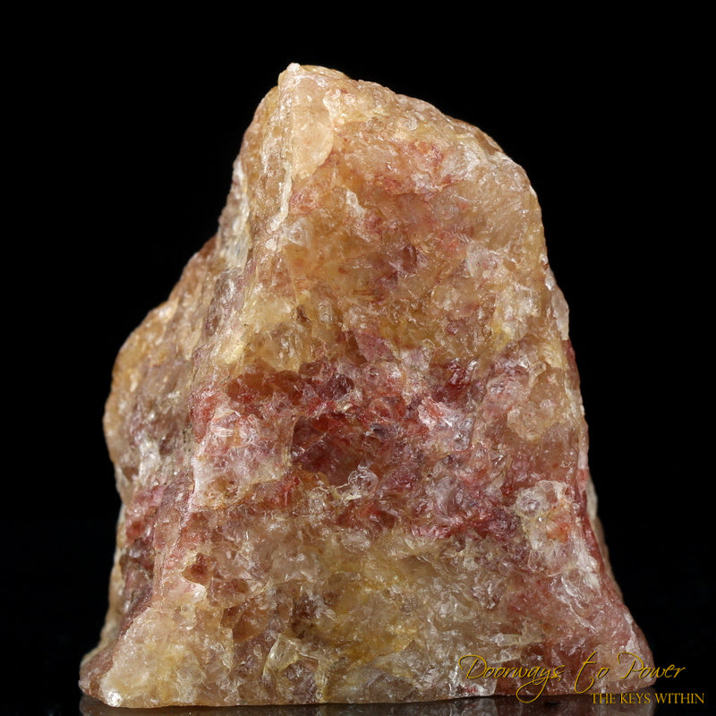 Himalaya Red Gold Azeztulite Crystal Abundance Stone
