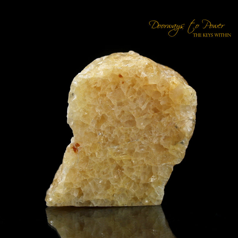 Himalaya Red Gold Azeztulite Crystal Abundance Stone