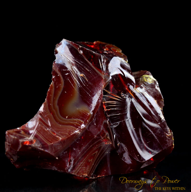 King Solomon Lemurian Sunrise Bi Color Andara Crystal