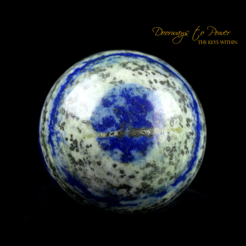 Lapis Lazuli Golden Pyrite Crystal Sphere