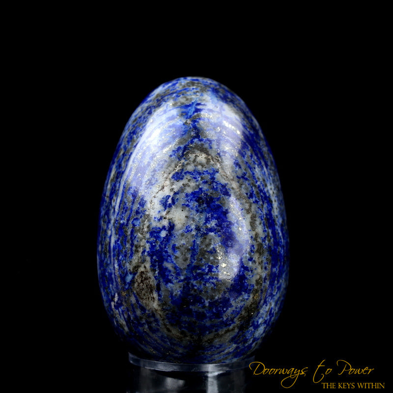 Lapis Lazuli & Pyrite Cosmic Egg Crystal 'Bird of Light'