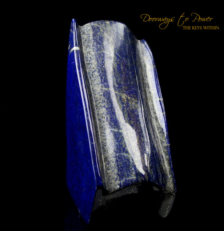 Lapis Lazuli & Pyrite Crystal Altar Stone