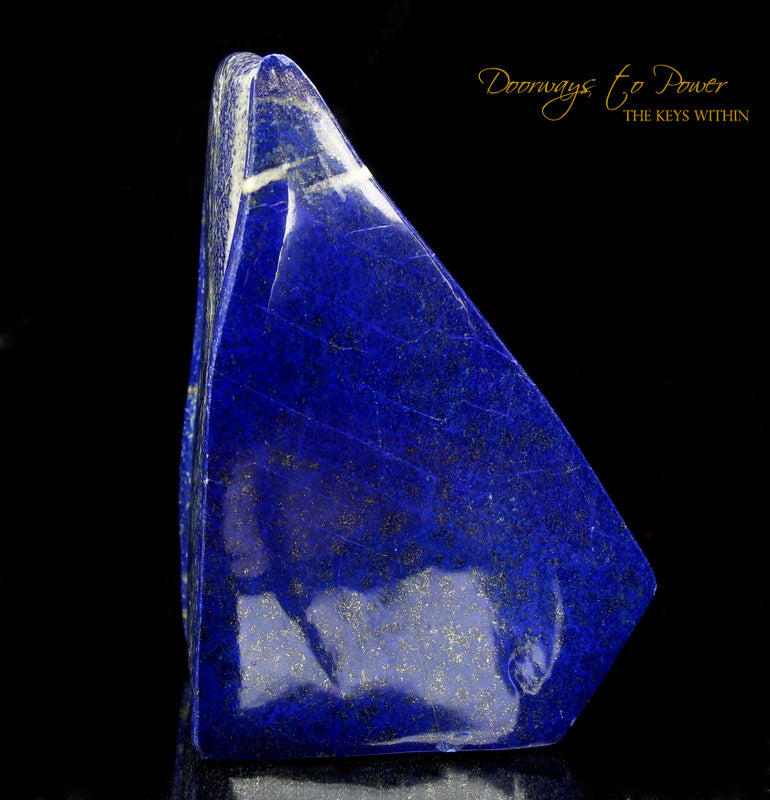 Lapis Lazuli & Pyrite Crystal Altar Stone