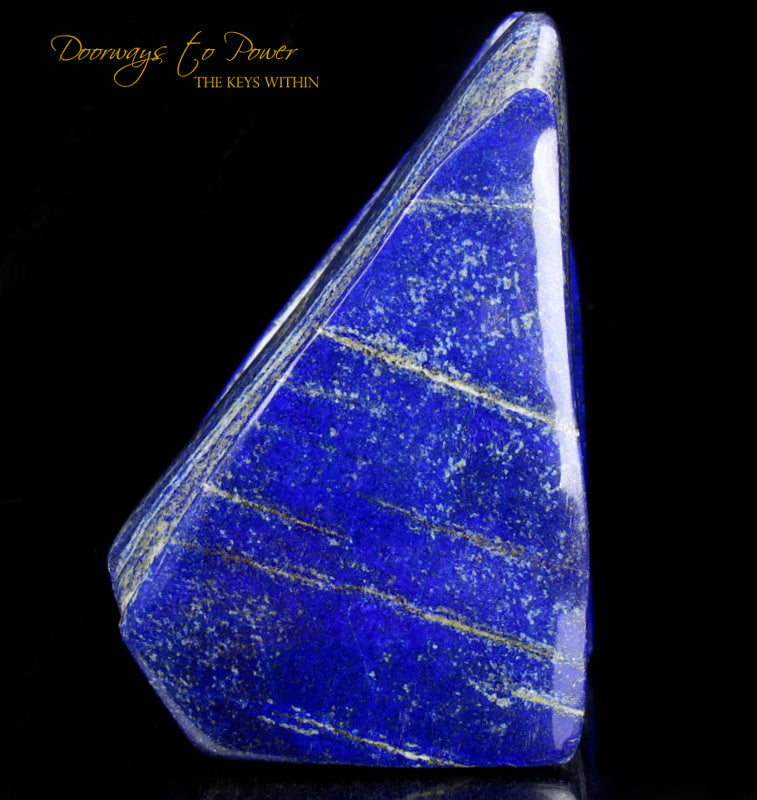 Lapis Lazuli & Pyrite Crystal Altar Stone