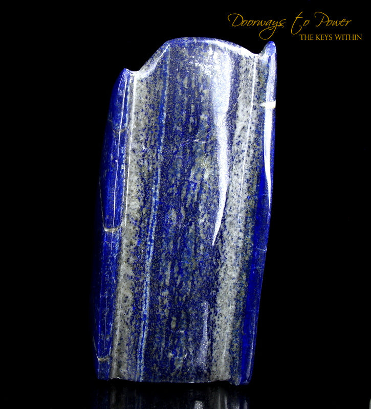 Lapis Lazuli & Pyrite Crystal Altar Stone
