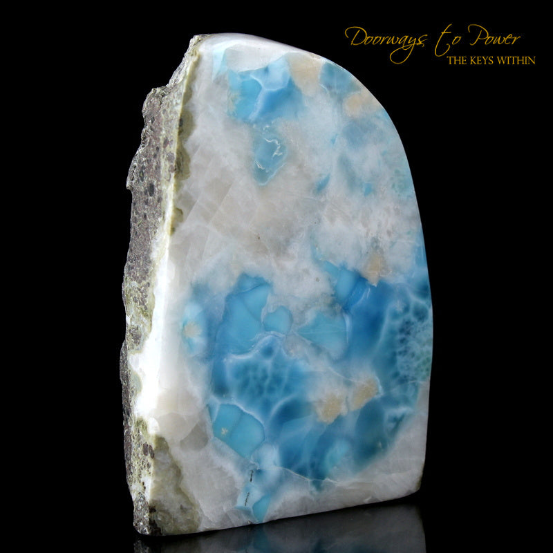 Larimar Crystal Altar Stone 'The Blue Stone of Atlantis'
