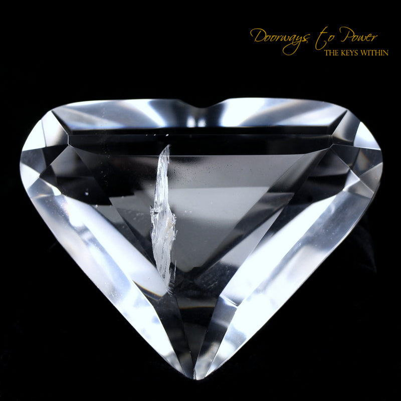 Lemurian Era of Light Pure Quartz Diamond Light Heart Crystal