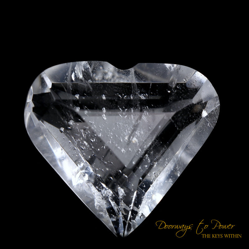 Lemurian Era of Light Pure Quartz Diamond Light Heart Crystal