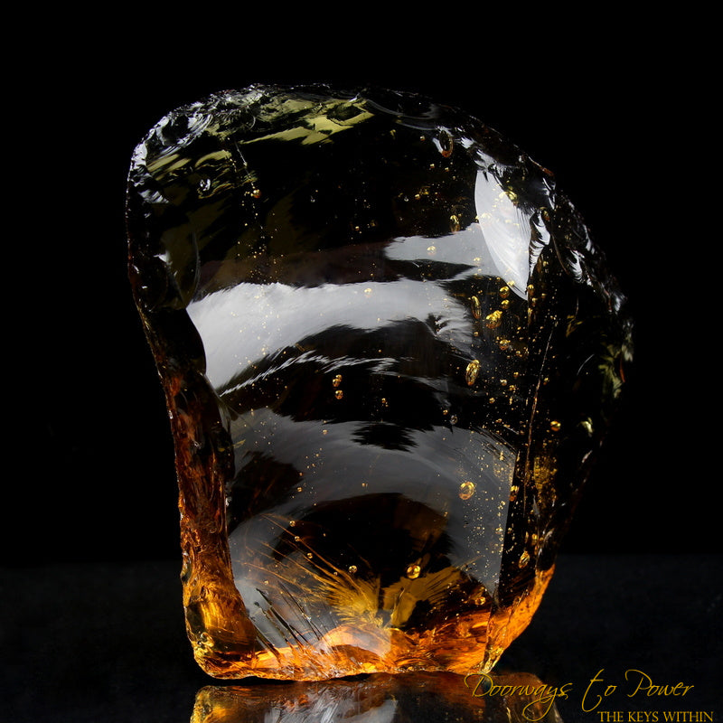 Lemurian Ethereum Gold Andara Crystal Mt Shasta California 