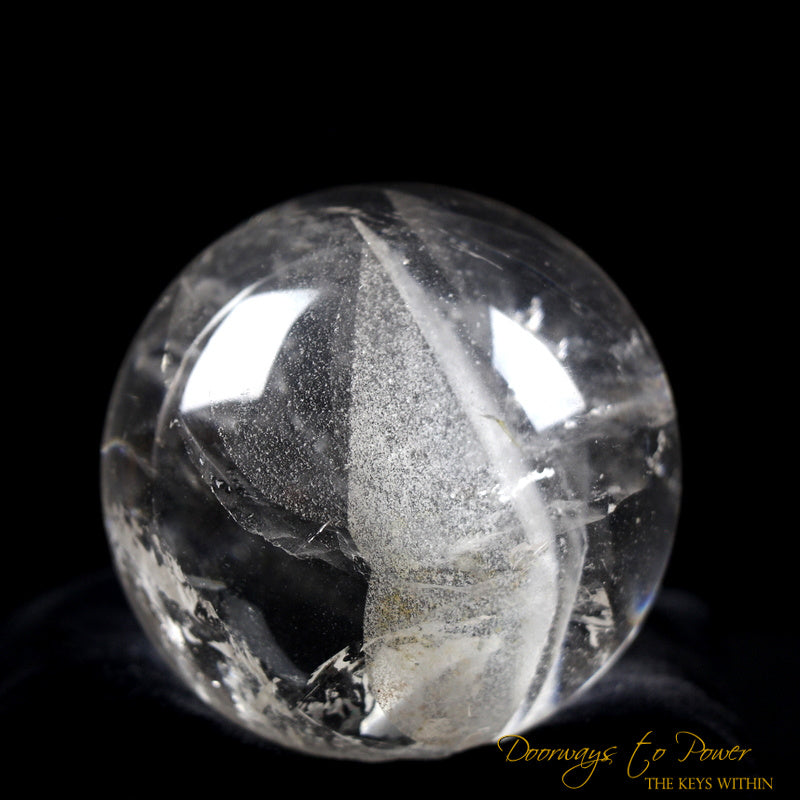 Lemurian Manifestation Quartz Crystal Sphere