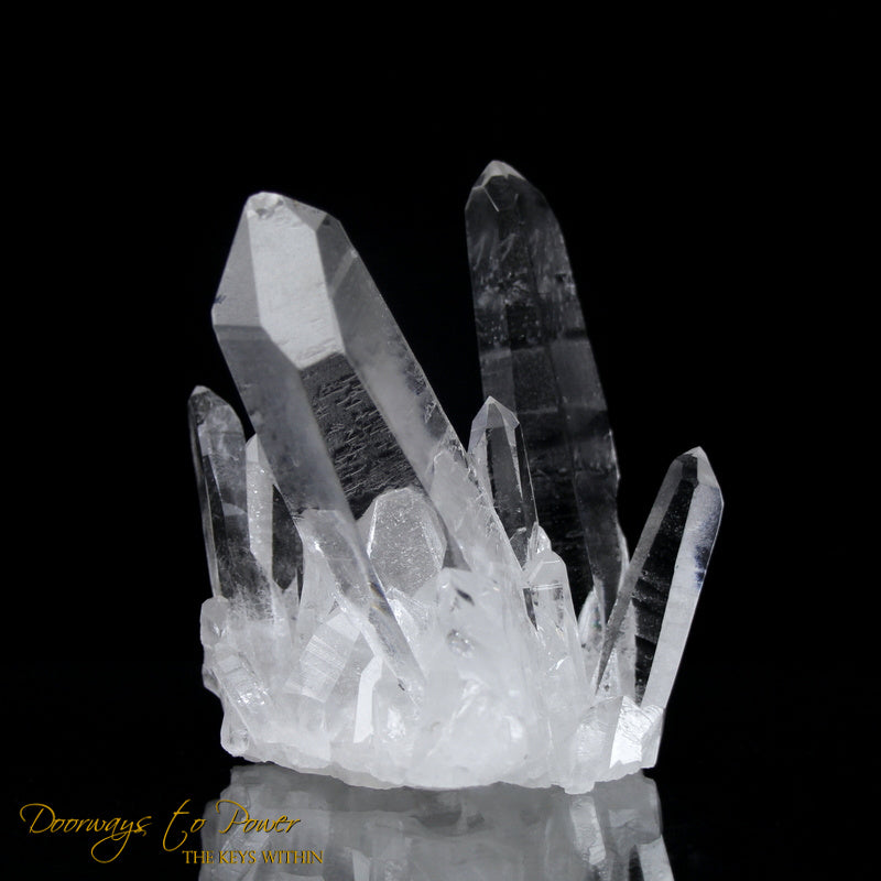 Lemurian Points of Light Record Keeper Quartz Crystal Cluster