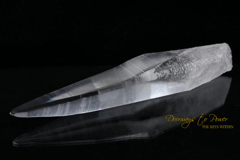 Lemurian Quartz Record Keeper Crystal Laser Wand 'Sword of Light' 