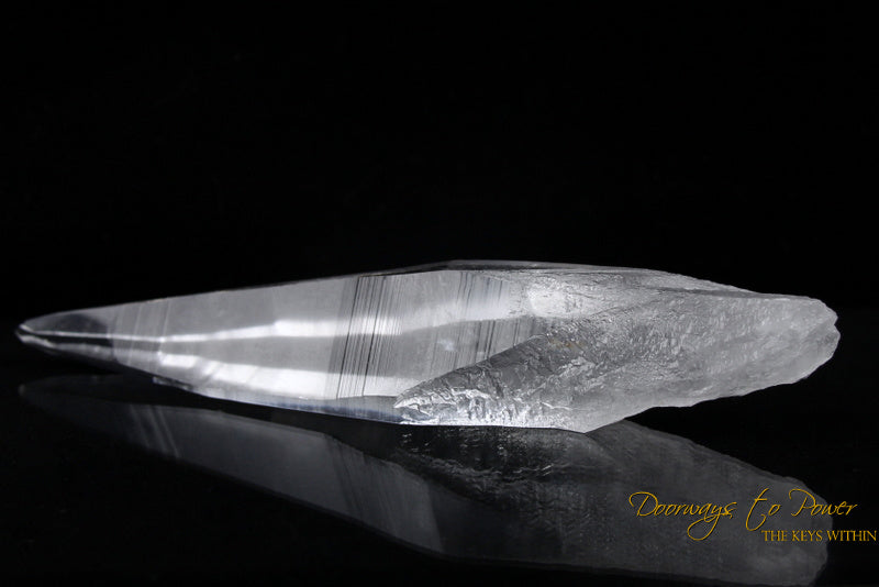 Lemurian Quartz Record Keeper Crystal Laser Wand 'Sword of Light' 