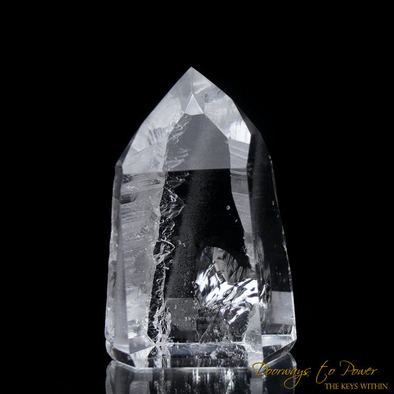 Lemurian Temple Heart Dow Lightning Stuck Crystal