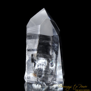 Lemurian Temple Heart Dow Lightning Stuck Crystal
