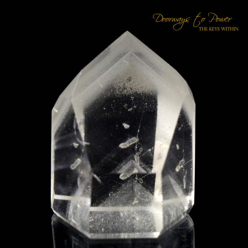 Lemurian White Phantom Quartz Shaman Dow Crystal 'RE BIRTH'