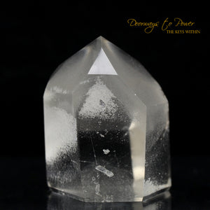 Lemurian White Phantom Quartz Shaman Dow Crystal 'RE BIRTH'