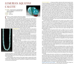 Lemurian Aquatine Calcite Crystal Properties