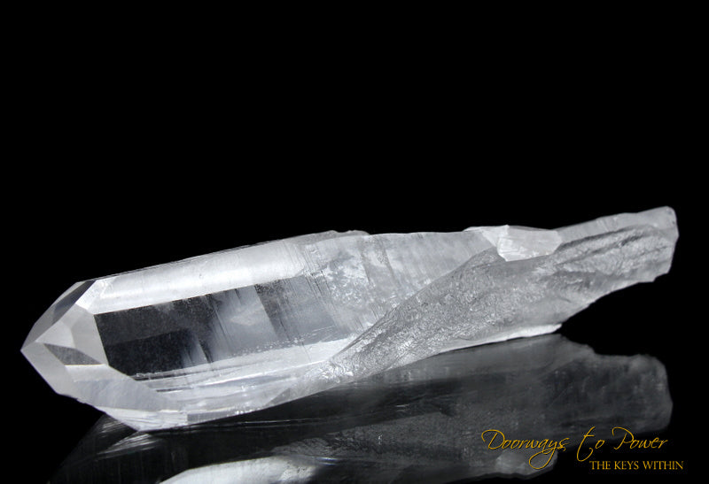 Lemurian Era Of Light Quartz Lightning Strike Crystal Power Wand