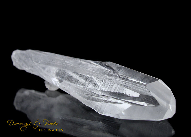 Lemurian Era Of Light Quartz Lightning Strike Crystal Power Wand