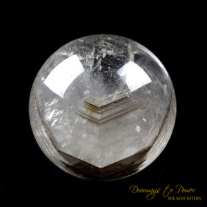 Lemurian Heart Winged Manifestation Phantom Quartz Crystal Sphere